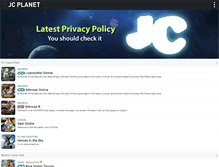 Tablet Screenshot of jcplanet.com